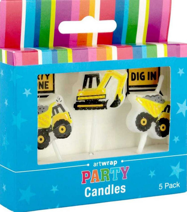 Birthday Candle Construcyion Design 5 Pc