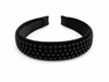 Aband Black Beaded 35mm Headband