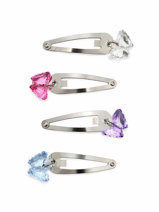 Just 4 You Butterfly Drop Clip 4pk