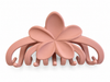 Claw Hair Clip 95mm Flower With Rubber Fin