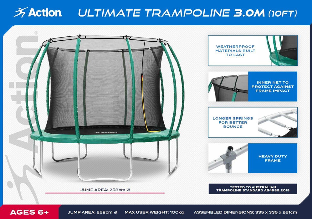 Action Trampoline 10ft Jumpmaster Kit