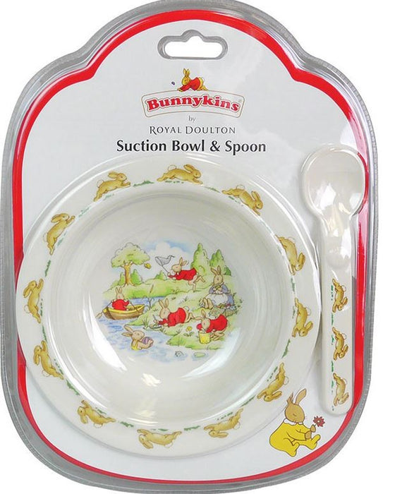 Bunnykins Suction Bowl & Spoon Set
