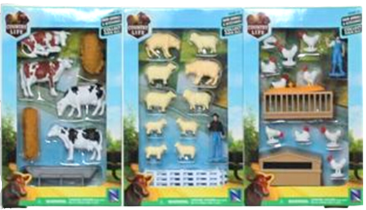 Farmyard Animal Play Set