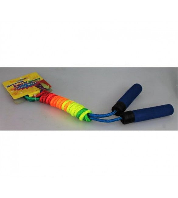 Rainbow Skipping Rope With Foam Handles