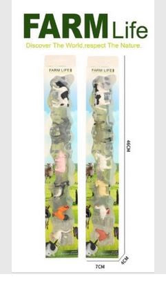 Farm Animals 6 Pc In Tube Ages;3+