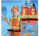 Construction Worker Costume With Accessories
