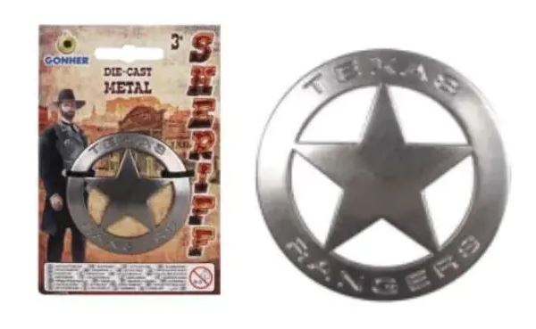 Sherriff Metal Magnetic Badge