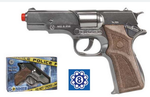 Police Sidearm Pistol 8 Shot Cap Role-play