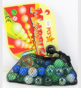 50pc Bag Of Marbles