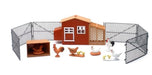 Large Chicken Coop Set W/sound