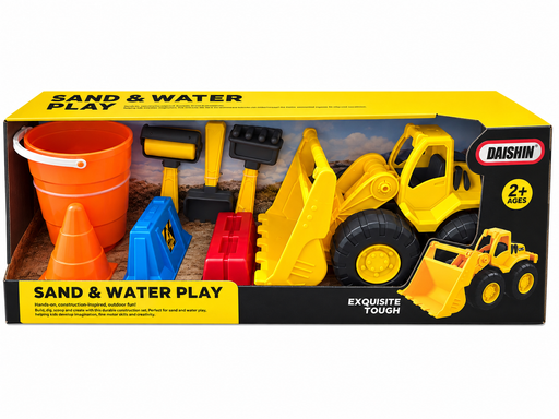 Monster Wheel Loader And Beach Toys Play Set