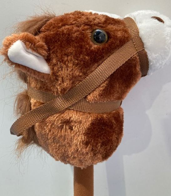 Hobby Horse Brown Bridled Plush 78 Cm