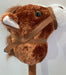 Hobby Horse Brown Bridled Plush 78 Cm