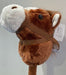 Hobby Horse Brown Bridled Plush 78 Cm