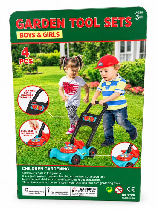 Green Grass Lawn Mower & Garden Helmet
