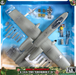 Wolr Peace Keepers A-10a Thunderbolt 11 Aircraft With Figures And Accessories