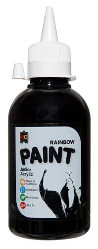 Rainbow Paint Black 250ml