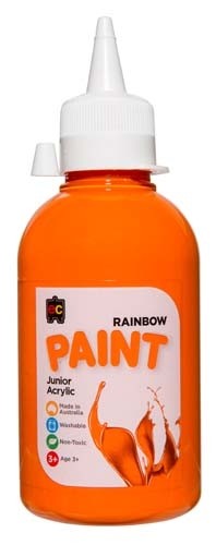 Rainbow Orange 250ml Paint