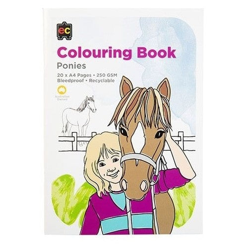 Ponies Couring Book