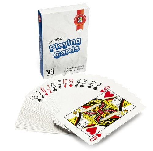 Jumbo Playing Cards Age 6+