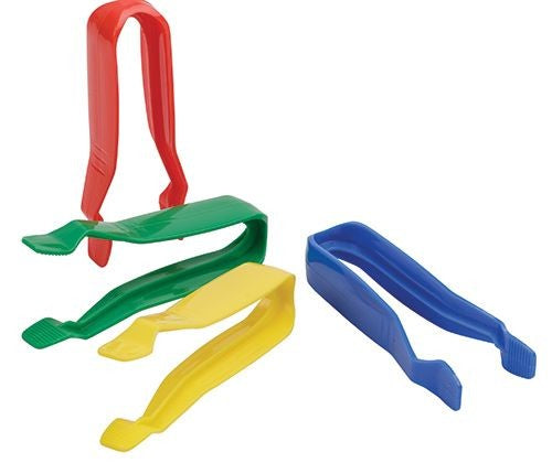 Jumbo Plastic Tweezers 4 Pack