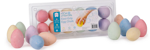 First Creations Easi-grip Egg Chalk 12pc