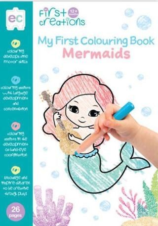 First Creations My First Mermaids Colouring Book