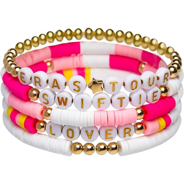 Friendship Bracelet Bead Making Set Pink
