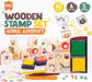 Wooden Stamp Set Animal Adventure