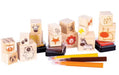 Wooden Stamp Set Animal Adventure