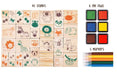 Wooden Stamp Set Animal Adventure