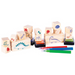 Ec Wooden Stamp Set 47 Pc - Dinosaurs