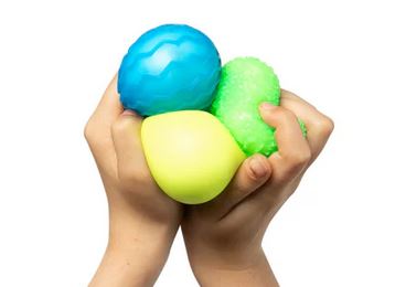 Sensory Sprouts Minbdful Monster Balls Green-blue-yellow