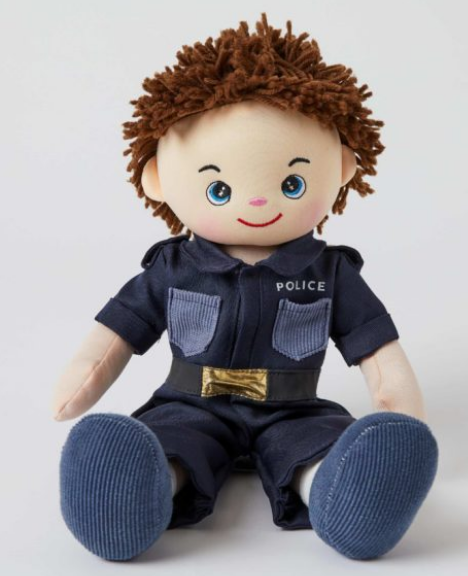 My Best Friend Lewis Police Officer Rag Doll