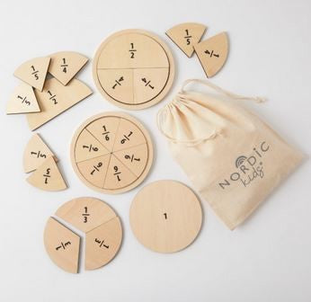 Wooden Fraction Fun Puzzle