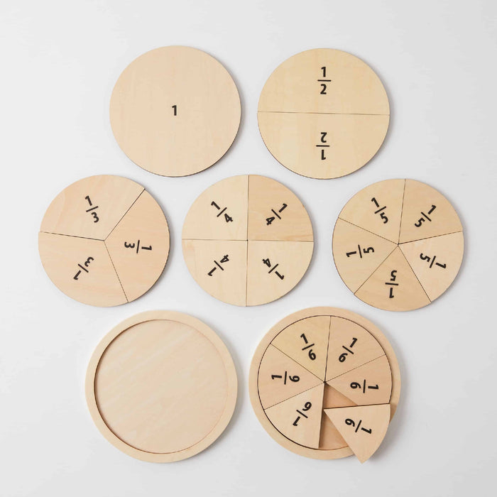Wooden Fraction Fun Puzzle
