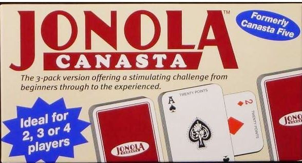 Jonola Canasta The 3 Pack Version For 2 To 4 Players