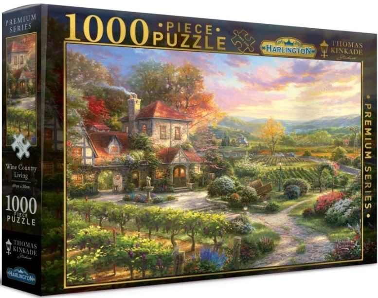 Thomas Kinkade Wine Country Living 1000pc Puzzle