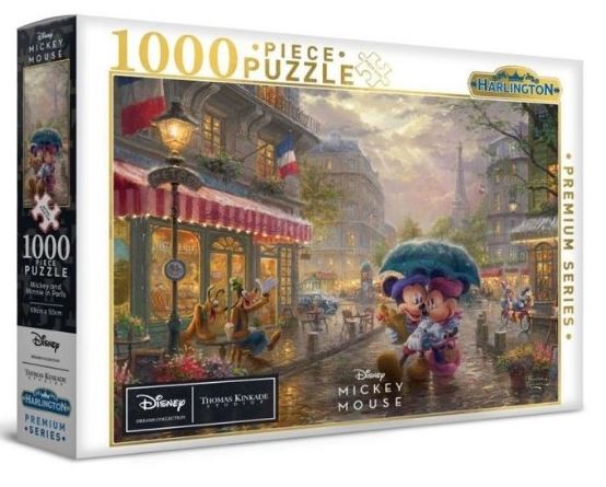 Disney Mickey & Minnie In Paris 1000 Pc Puzzle