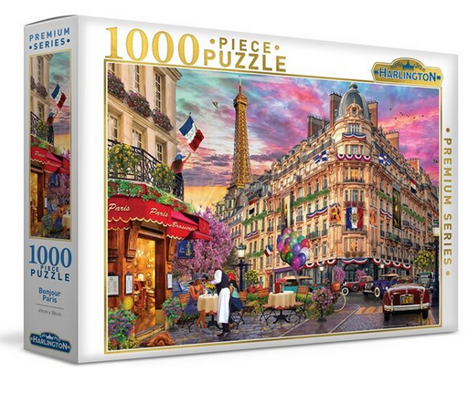 Harlington Bonjour Paris 1000 Pc Puzzle