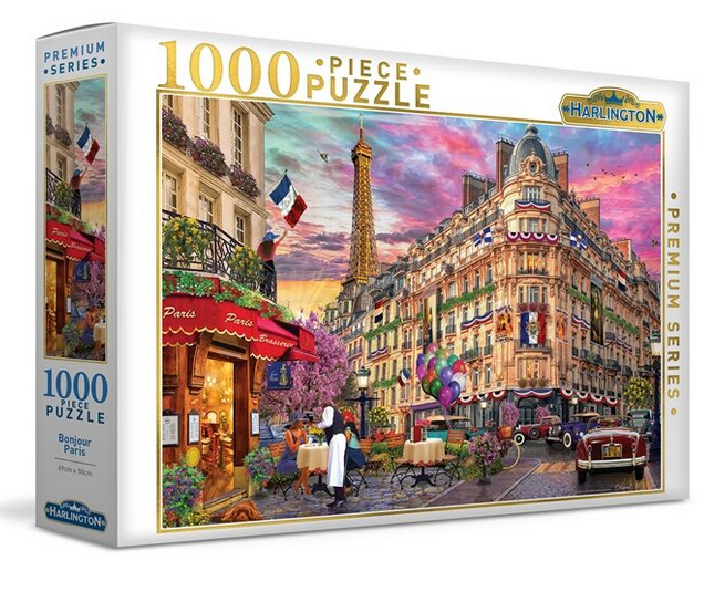 Harlington Bonjour Paris 1000 Pc Puzzle