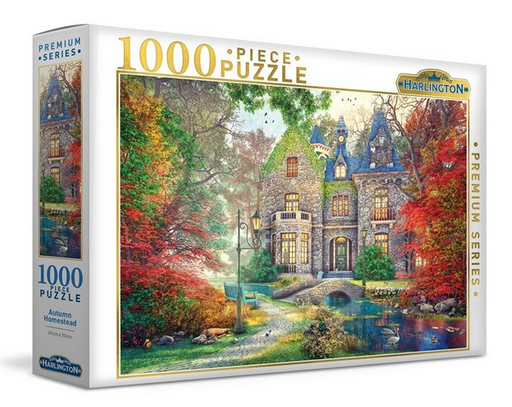 Harlington Premium Autumn Homestead 1000 Pc Puzzle