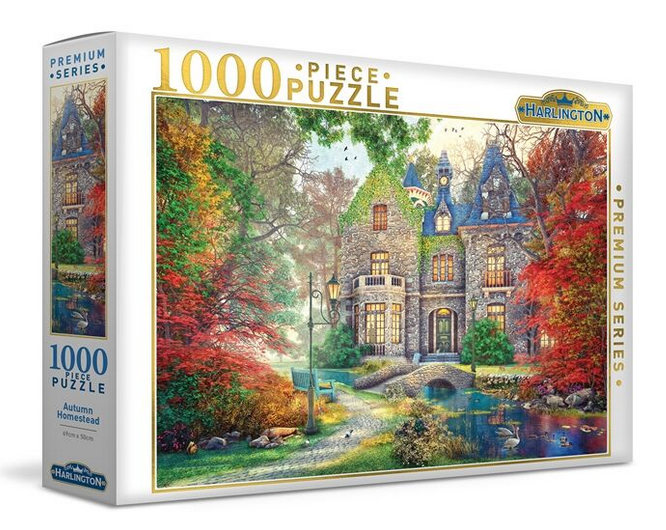 Harlington Premium Autumn Homestead 1000 Pc Puzzle