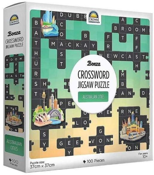 Bonza Crossword 100 Piece Puzzle Assorted 