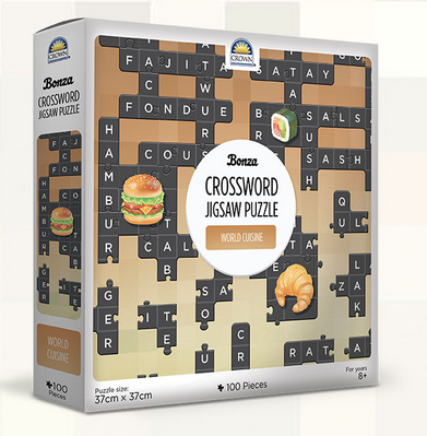 Bonza Crossword 100 Piece Puzzle Assorted 