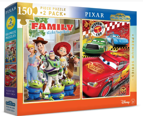 Disney Pixar Premium Series 2 X 150pc Puzzles