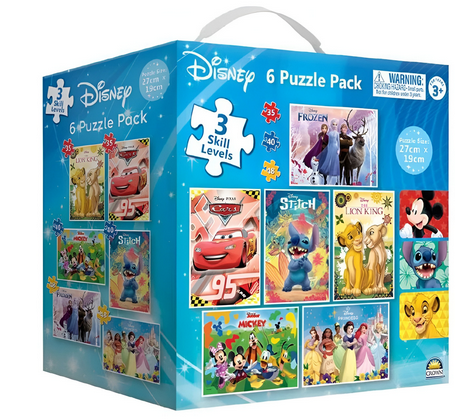 Disney Pixar Toy Story 5 Puzzle Pack 6 Puzzle Set