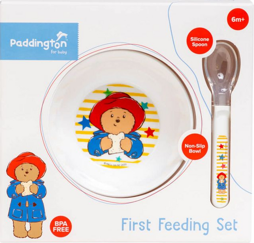 Paddington Bear First Feeding Bowl And Spoon Set Bpa Free