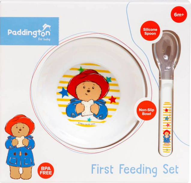 Paddington Bear First Feeding Bowl And Spoon Set Bpa Free