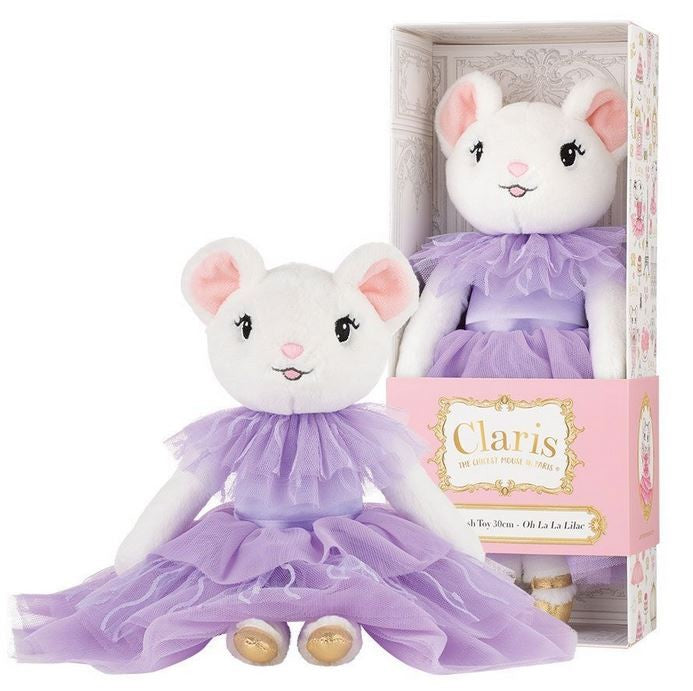 Claris The Chicest Mouse In Paris 30cm Lilac
